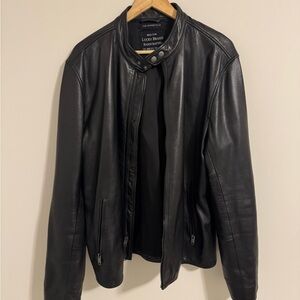 Lucky Brand Classic Black Leather Jacket